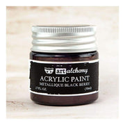 FINNABAIR Art Alchemy Metallique Acrylic Paint - BlackBerry